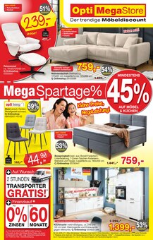 Opti-Megastore Prospekt Mega Spartage mit  Seiten in Schweinfurt und Umgebung