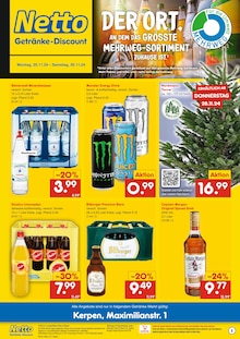 Energydrink im Netto Marken-Discount Prospekt "DER ORT, AN DEM DU IMMER AUSGEZEICHNETE PREISE FINDEST." mit 2 Seiten (Kerpen (Kolpingstadt))