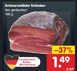 Netto Marken-Discount Höchstädt - Schwarzwälder Schinken Angebot im Prospekt Schwarzwälder Schinken bei Netto Marken-Discount im Höchstädt Prospekt für 1,49 €