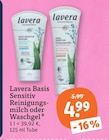 Basis Sensitiv Reinigungsmilch oder Waschgel von Lavera im aktuellen tegut Prospekt für 4,99 €