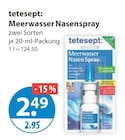 Meerwasser Nasenspray von tetesept im aktuellen V-Markt Prospekt für 2,49 €