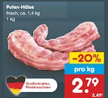 Aktuelles Puten-Hälse Angebot bei Netto Marken-Discount in Braunschweig ab 2,79 €
