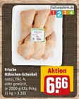 Frische Hähnchen-Schenkel im Angebot bei REWE in Lüneburg Frische Hähnchen-Schenkel Angebote bei REWE Lüneburg für 6,66 €