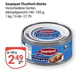 Thunfisch Stücke Angebote von Saupiquet bei GLOBUS Willich für 2,49 €