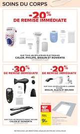 Promos Séchoir À Linge dans le catalogue "TOUTES EN BEAUTÉ" de Carrefour Séchoir À Linge en promo dans le catalogue Carrefour à la page 47