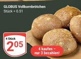Aktuelle Wecker Angebote bei GLOBUS in Krefeld Aktuelles Vollkornbrötchen Angebot bei GLOBUS in Krefeld ab 2,05 €