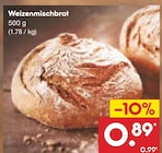Weizenmischbrot im Netto Marken-Discount Prospekt Weizenmischbrot im aktuellen Netto Marken-Discount Prospekt für 0,89 €