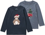 2 Kinder-Langarmshirts für 14,99 € bei Tchibo im Supermarkt im Angebot 2 Kinder-Langarmshirts im aktuellen Tchibo im Supermarkt Prospekt