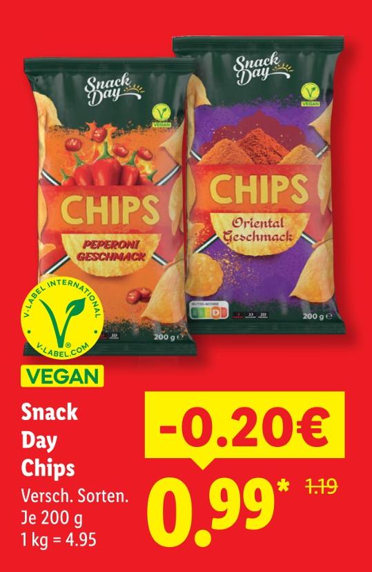 Chips Peperoni Geschmack