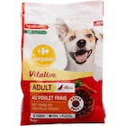 Croquettes pour chiens adultes - CARREFOUR COMPANINO VITALIVE - Carrefour Market à Vitry-sur-Seine Croquettes pour chiens adultes - CARREFOUR COMPANINO VITALIVE en promo chez Carrefour Market Vitry-sur-Seine à 2,35 €