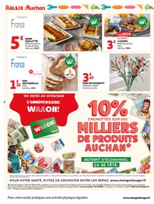 Promotion Poisson dans le prospectus Auchan Supermarché, valable du 09/06/2026 au 15/06/2026 Promo Poisson dans le catalogue Auchan Supermarché du moment à la page 8