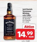 Tennessee Whiskey oder Likör Angebote von Jack Daniels bei Markant Nordwest Aurich für 14,99 €