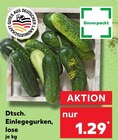 Kaufland Chüden - Dtsch. Einlegegurken, lose Angebot im Prospekt Dtsch. Einlegegurken, lose bei Kaufland im Chüden Prospekt für 1,29 €