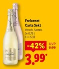 Carta Sekt Angebote von Freixenet bei Lidl Schwäbisch Hall für 3,99 €