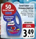 Color- oder Feinwaschmittel bei EDEKA im Saerbeck Prospekt für 3,49 €