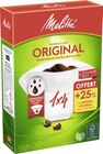 Lot de 80 filtres à café 1x4 blanc - Melitta - Géant Casino à Vaulx-en-Velin Lot de 80 filtres à café 1x4 blanc - Melitta en promo chez Géant Casino Vaulx-en-Velin à 2,30 €