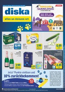 diska Prospekt mit 12 Seiten (Hof)