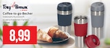 Coffee-to-go-Becher im Angebot bei Kaufhaus Stolz in Schwerin Coffee-to-go-Becher Angebote von Tony Brown bei Kaufhaus Stolz Schwerin für 8,99 €
