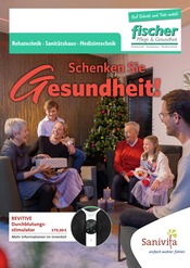 Aktueller Pflege u. Gesundheit Fischer GmbH & Co. KG Sanitätshaus Prospekt in Oelde und Umgebung, "Schenken Sie Gesundheit!" mit 6 Seiten, 13.11.2024 - 31.01.2025