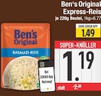 Reis im EDEKA Prospekt Express-Reis Basmati von Ben's Original im aktuellen EDEKA Prospekt für 1,19 €