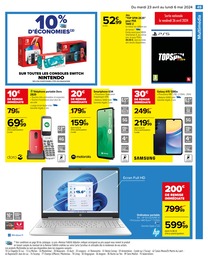 Offre Smartphone Samsung dans le catalogue Carrefour du moment à la page 51