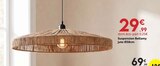 Suspension Bellamy jute Ø58cm - Maxi Bazar Suspension Bellamy jute Ø58cm à 29,99 € dans le catalogue Maxi Bazar