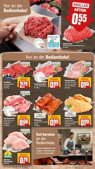 Rindfleisch im REWE Prospekt "Dein Markt" mit 32 Seiten (Paderborn)