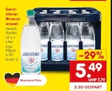 Mineralwasser Angebote von Gerolsteiner bei Netto Marken-Discount Pforzheim für 5,49 €