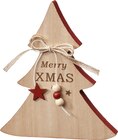 Holzbaum "Merry XMAS" mit Schleife, Perlen & Sternanhänger, braun-rot von BOLTZE für 3,45 € bei dm-drogerie markt im Angebot Holzbaum "Merry XMAS" mit Schleife, Perlen & Sternanhänger, braun-rot von BOLTZE im aktuellen dm-drogerie markt Prospekt
