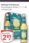 Aktuelles Fassbrause Angebot bei GLOBUS in Duisburg ab 2,89 €