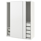 Schrankkombination weiß/weiß 150x66x201 cm bei IKEA im Lauterecken Prospekt für 415,00 €