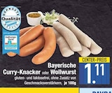 Curry-Knacker oder Wollwurst im EDEKA Prospekt Curry-Knacker oder Wollwurst von Qualität im aktuellen EDEKA Prospekt für 1,11 €
