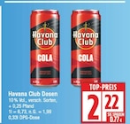Havana Club Dosen von Havana Club für 2,22 € bei EDEKA im Angebot Havana Club Dosen von Havana Club im aktuellen EDEKA Prospekt