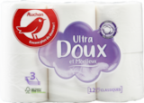 PAPIER TOILETTE ULTRA DOUX AUCHAN - AUCHAN en promo chez Auchan Hypermarché PAPIER TOILETTE ULTRA DOUX AUCHAN - AUCHAN dans le catalogue Auchan Hypermarché