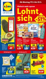 Aktueller Lidl Discounter Prospekt für Dannenberg: LIDL LOHNT SICH mit 61} Seiten, 17.03.2025 - 22.03.2025