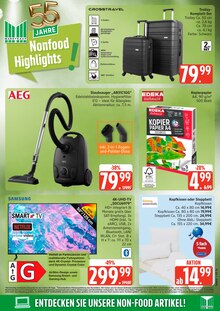 Fernseher im Marktkauf Prospekt "Top Angebote" mit 36 Seiten (Wismar)