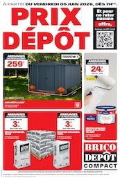 Prospectus Brico Dépôt à Saint-Dié-des-Vosges, "PRIX DÉPÔT", 12 pages, 05/06/2026 - 18/06/2026
