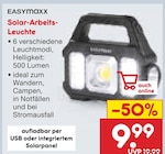 Solar-Arbeits-Leuchte von EASYmaxx im aktuellen Netto Marken-Discount Prospekt für 9,99 €