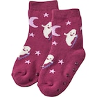 ABS Socken mit Geister-Muster, lila, Gr. 23/26 Angebote von ALANA bei dm-drogerie markt Offenburg für 3,90 €