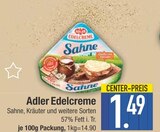 Edelcreme von Adler im aktuellen EDEKA Prospekt für 1,49 €