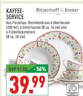 Kaffee-Service Angebote von Ritzenhoff & Breker bei Marktkauf Meerbusch für 39,99 €