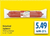 diska Apolda - Jagdwurst Angebot im Prospekt Jagdwurst bei diska im Apolda Prospekt für 5,49 €