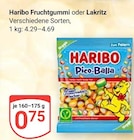 Fruchtgummi Angebote von Haribo bei GLOBUS Gotha für 0,75 €