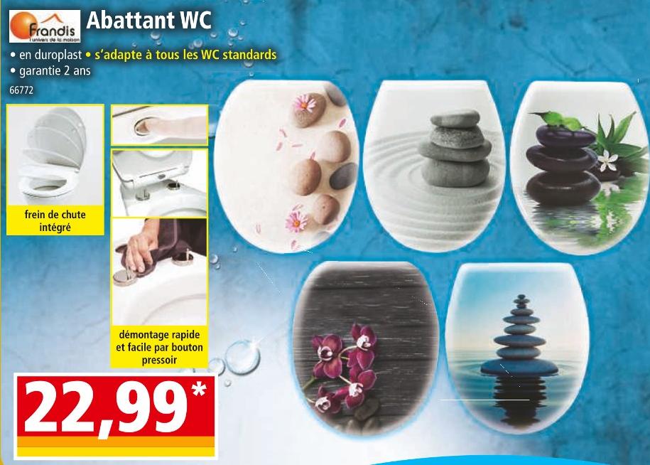 Abattant wc clearance frandis