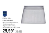 Edelstahl-Planchablech bei METRO im Prospekt "" für 35,69 €
