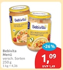 Menü von Bebivita im aktuellen budni Prospekt
