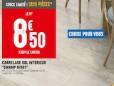 Promo Carrelage sol intérieur Swamp Ivory à 8,50 € dans le catalogue Brico Cash à Saint-Cyprien