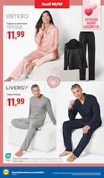 Offre Pyjama Femme dans le catalogue Lidl du moment à la page 46