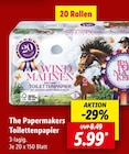 Toilettenpapier Windmähnen Edition Angebote von The Papermakers bei Lidl Erlangen für 5,99 €