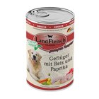 Aktuelles LandFleisch Classic Senior Geflügel mit Reis und Paprika mit Gartengemüse 400 g Angebot bei Zookauf in Hannover ab 1,29 €